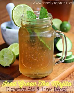 Iced Green Tea Mojito | Primally Inspired