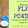 Homemade Flea Powder from Primally Inspired (works on ticks and other bugs, too!)